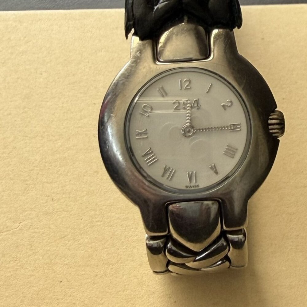 Vintage Gianni Versace Orologi Limited Edition Swiss Watch 1/1500 Steel 1990s